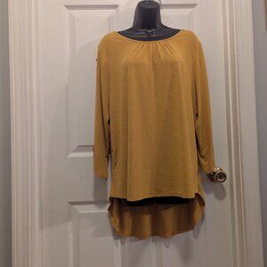 Est 1946 yellow oversized shirt - L